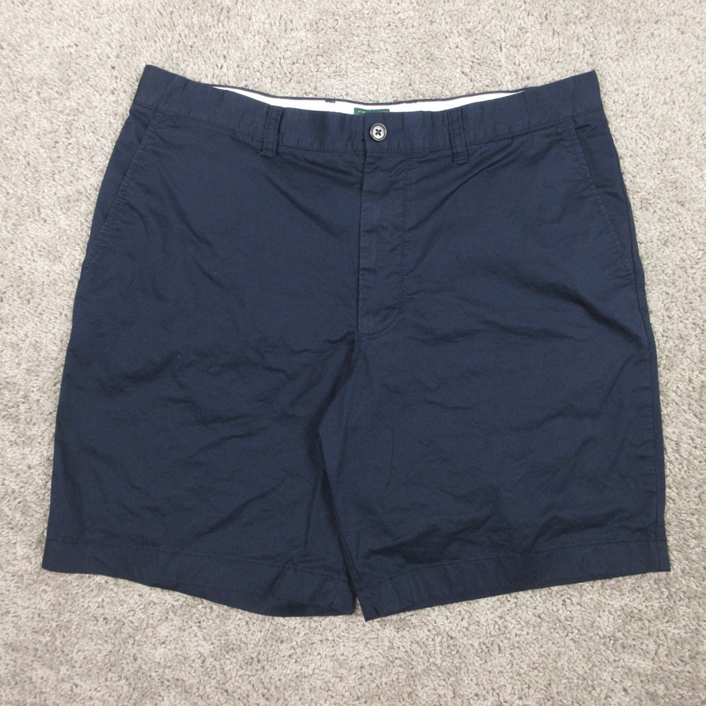 J Crew Shorts Mens 35 Navy Blue‎ Solid Portsider Short Oarsman 9" Chinos Preppy